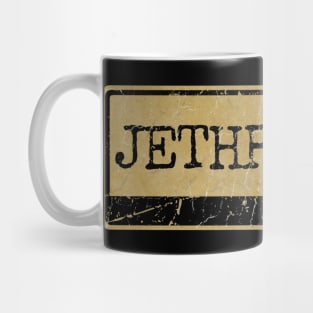 Aliska text black retro, JETHRO TULL Mug